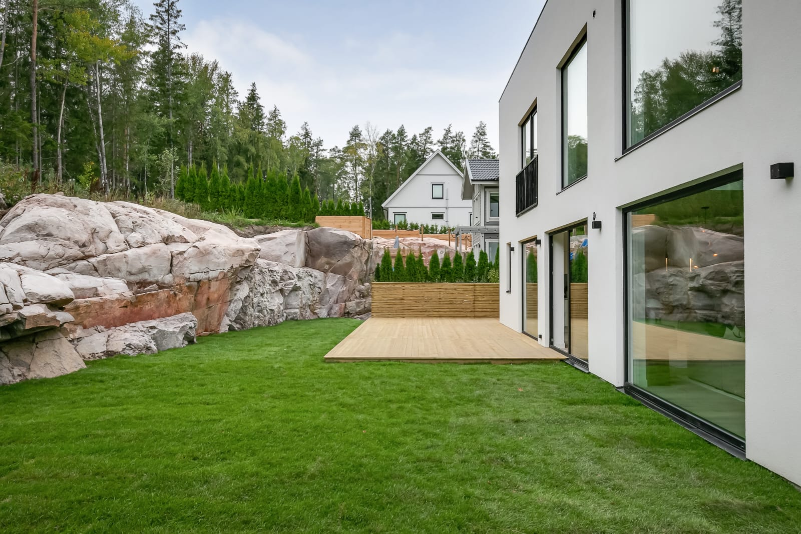 Innan stugbyggnation